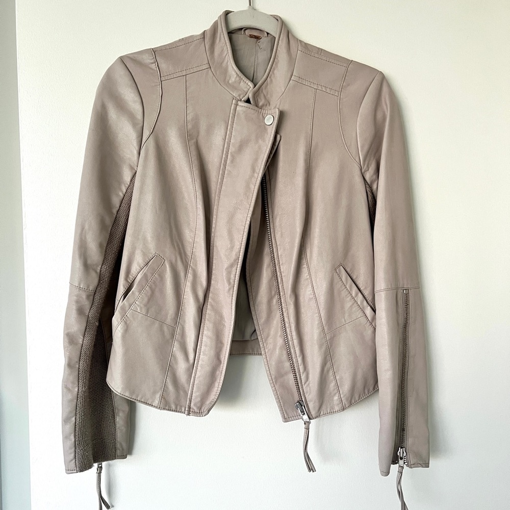 Blush Suede Jacket